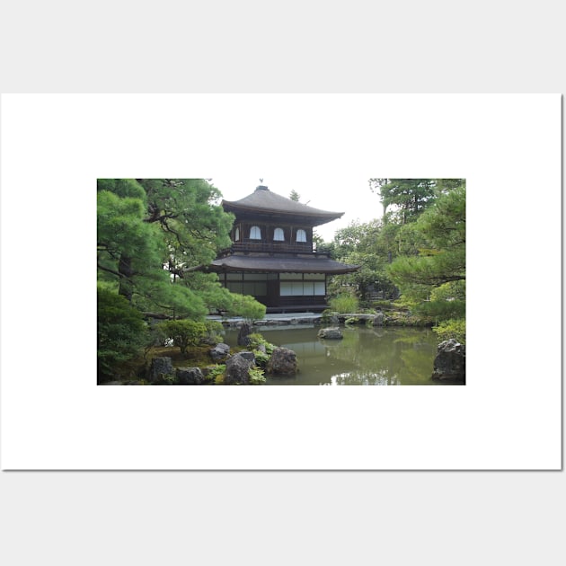 Silver Shrine Kyoto Japan Wall Art by PugDronePhotos